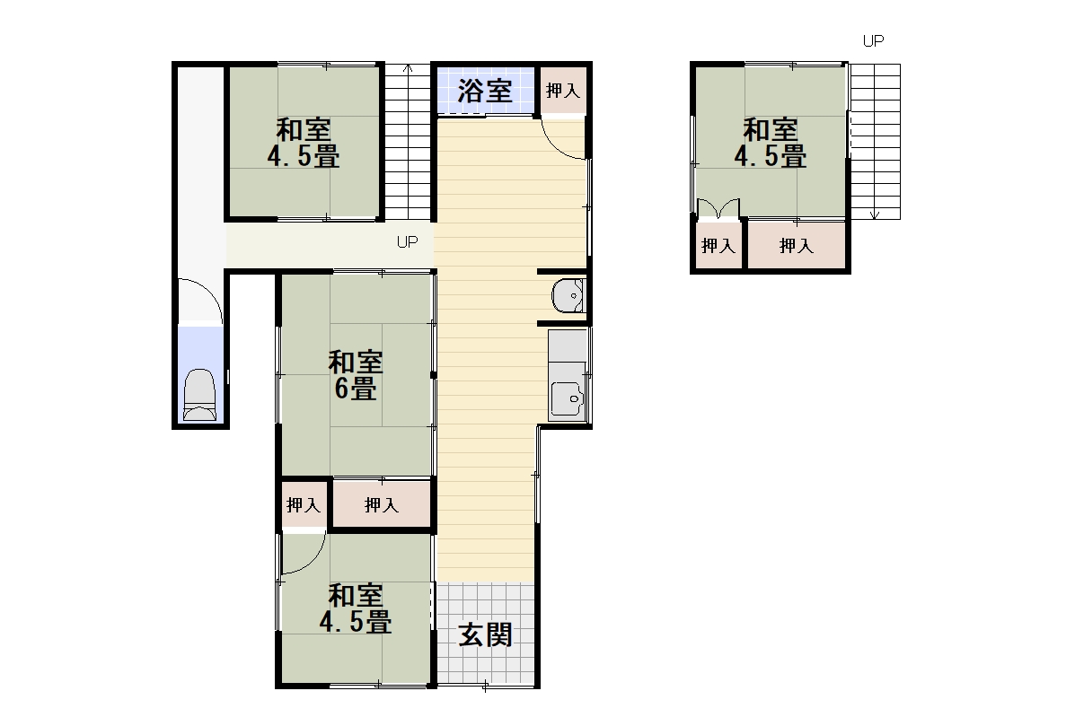 松阪市大黒田町　2階建売戸建住宅　オーナーチェンジ　利回約15％で賃貸中です